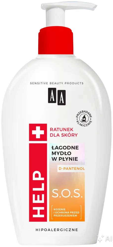 AA Help Savon liquide doux S.O.S au D-PANTHÉNOL 300 ml