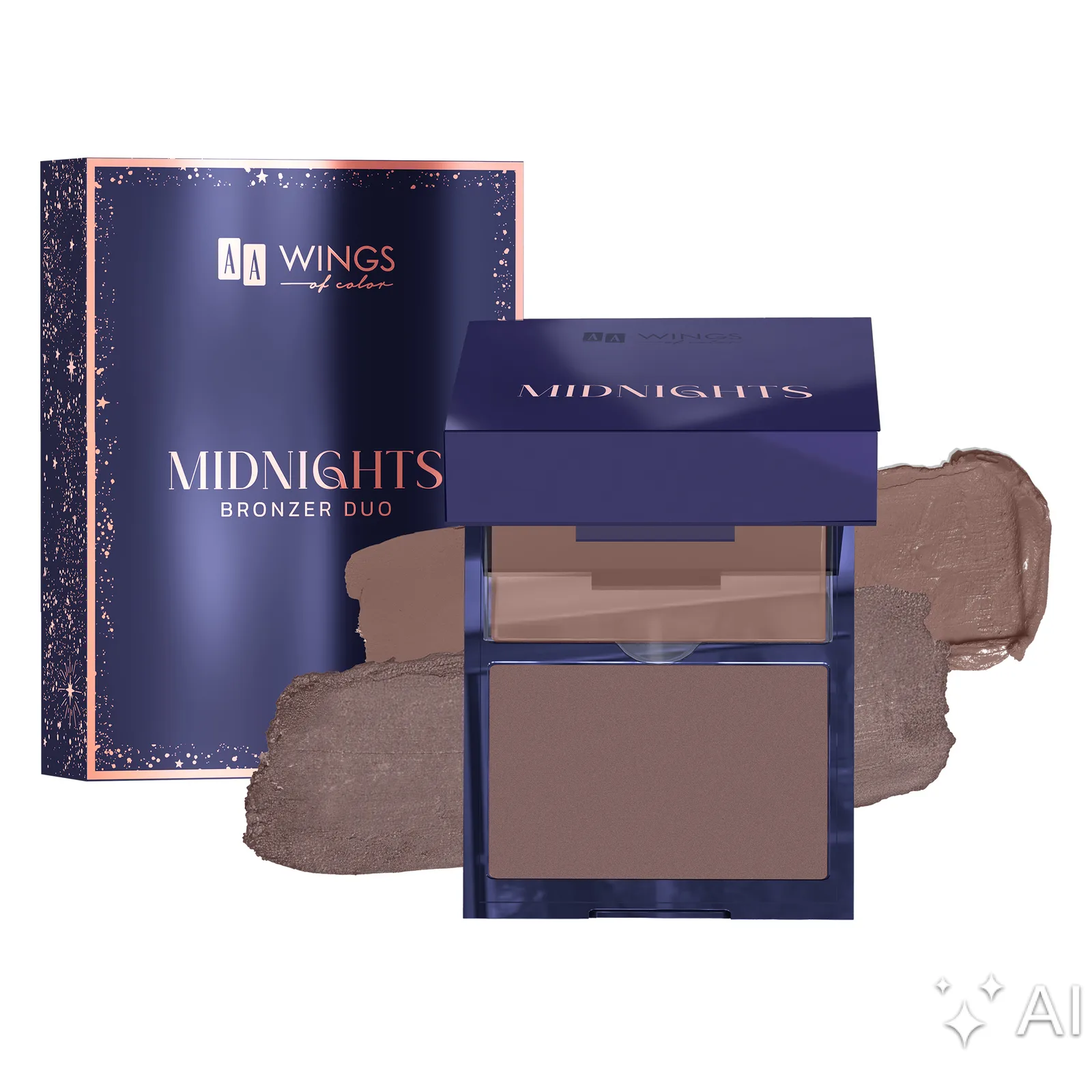 AA Wings Of Color Midnights Duo bronzer 3,2 g + 4 g