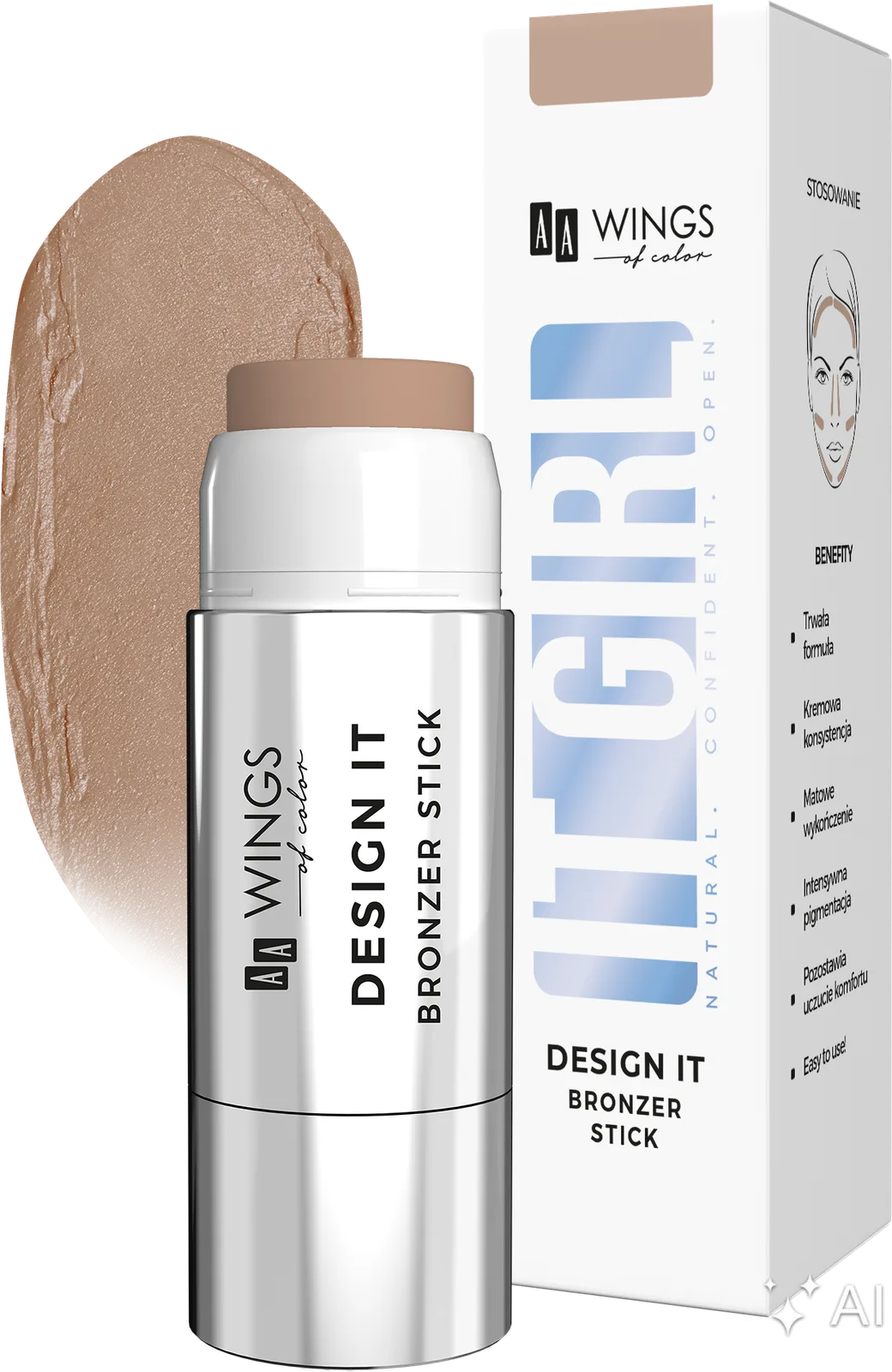 AA WINGS OF COLOR Design It bronzer stick 01 5 g